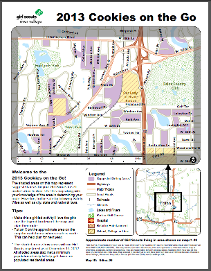 Cookie on the Go Map